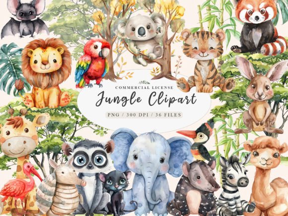 Download Baby Safari Png, Baby Jungle Animals Png - Anima Collection