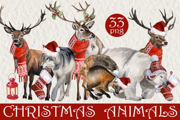Download Christmas Clipart. Forest Animals PNG - Anima Collection