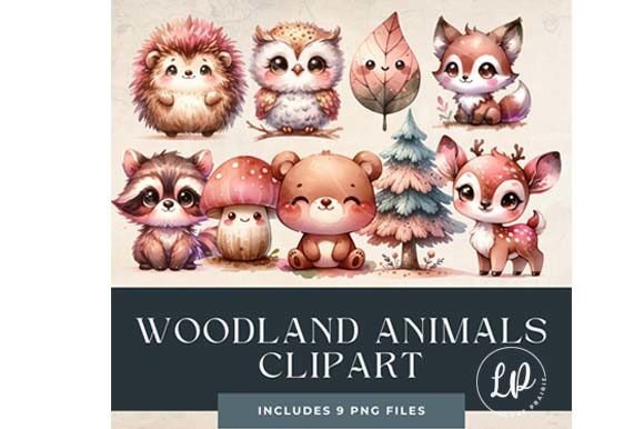 Download Baby Woodland Animal Clipart PNG - Anima Collection