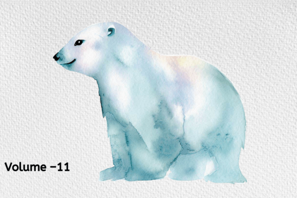 Download Watercolor Arctic Animal Clipart - Anima Collection