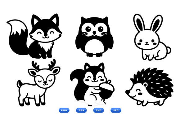 Download Cute Woodland Animals Clipart - Anima Collection