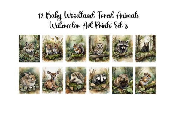Download Baby Woodland Forest Animals Set 3 - Anima Collection