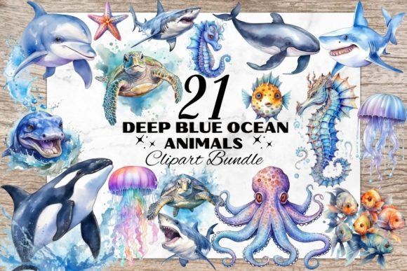 Download Blue Ocean Animals, Underwater Creatures - Anima Collection