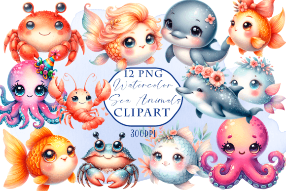 Download Sea Animals Clipart - Sea Animals Png - Anima Collection