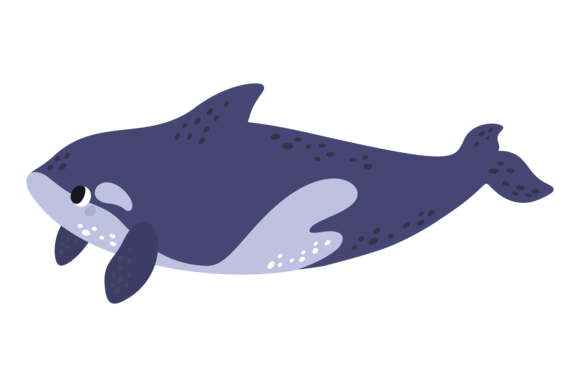 Download Orca Whale Icon. Cute Arctic Ocean Anima - Anima Collection