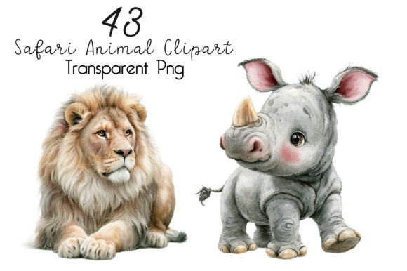 Download Safari Animal Clipart Bundle - Anima Collection