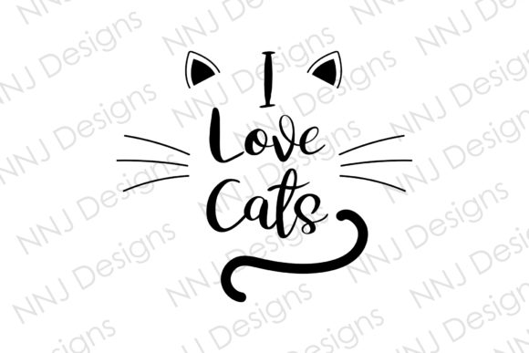 Download I Love Cats Cute Pets Animal Lover - Anima Collection