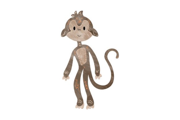 Download Hygge Scandinavian Nordic Style Monkey Watercolor - Premium Bundle