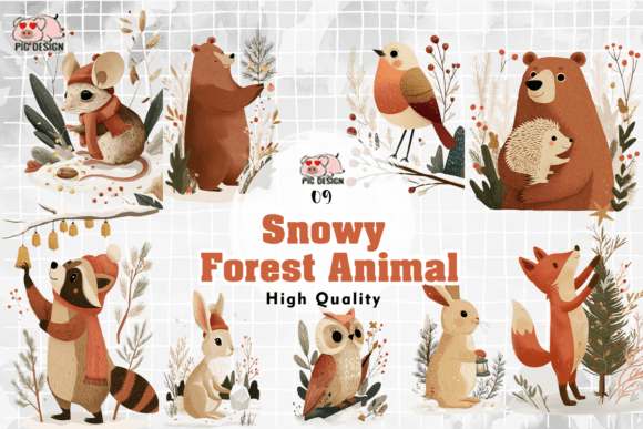 Download Snowy Forest Animal PNG - Anima Collection