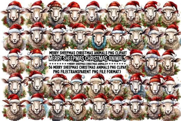 Download Merry Sheepmas Christmas Animals PNG - Anima Collection