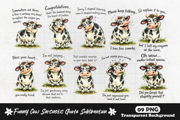 Download Sarcastic Cow Quotes Funny Farm Animal - Anima Collection