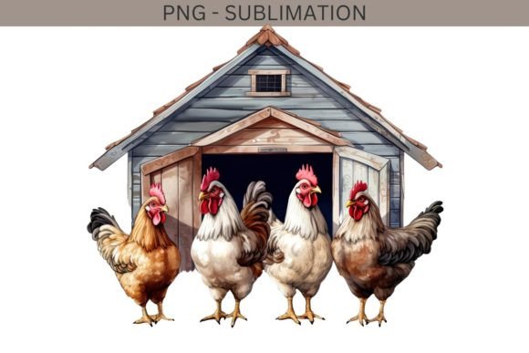 Download Chickens PNG, Farm Animals Digital Image - Anima Collection