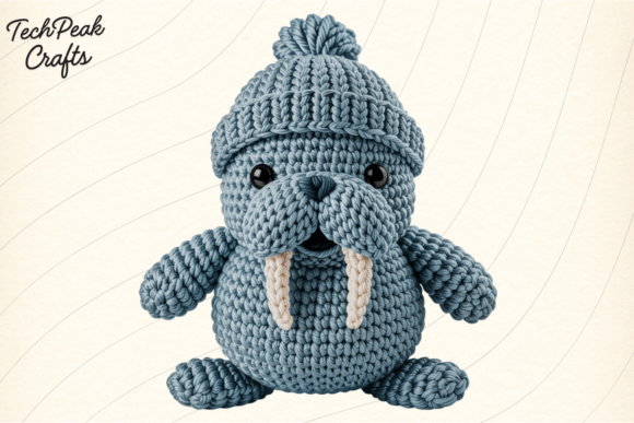 Download Crochet Walrus Yarn Sea Animal PNG - Anima Collection