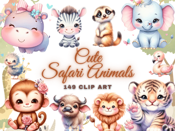 Download Cute Safari Animals - Jungle Animals PNG - Anima Collection