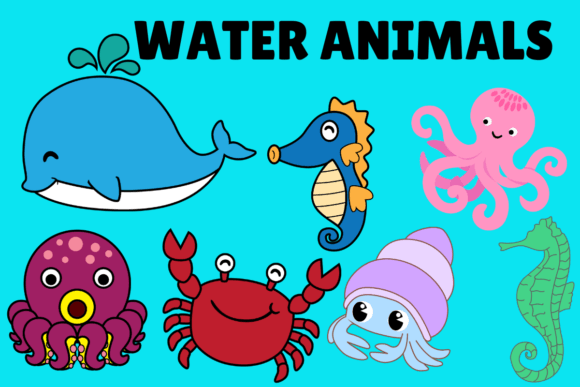 Download Water Animals PNG Clipart's - Anima Collection