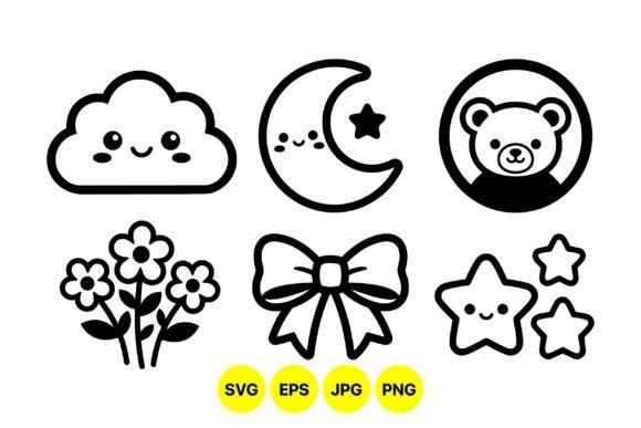 Download Cute Kawaii Animal Clipart Set - Anima Collection