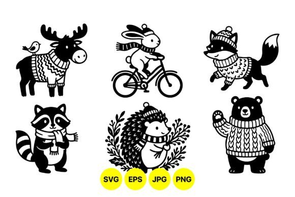 Download Cozy Woodland Animal Clipart - Anima Collection