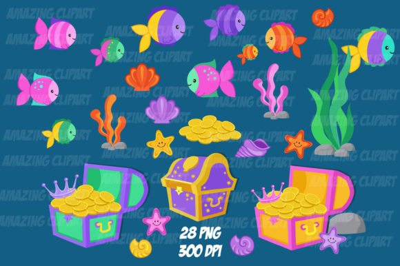 Download Undersea Clipart, Sea Animal Graphics. - Anima Collection