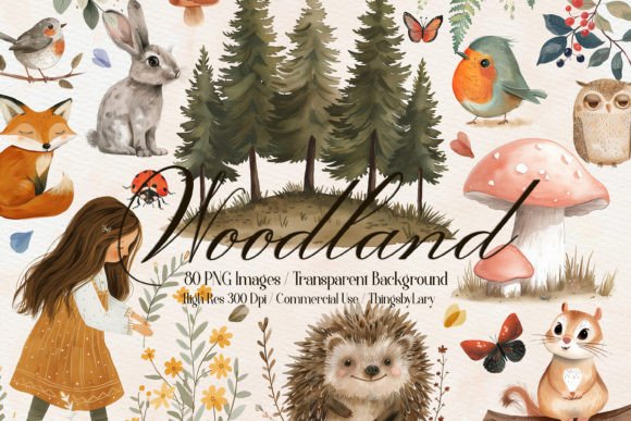 Download Watercolor Woodland Forest Animal PNG - Anima Collection