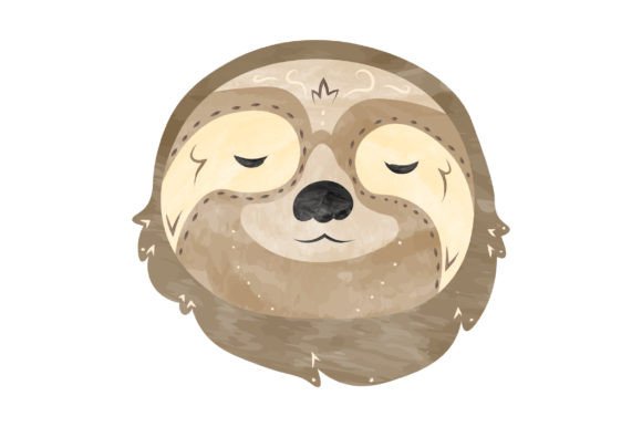 Download Hygge Scandinavian Nordic Style Sloth Watercolor - Premium Bundle