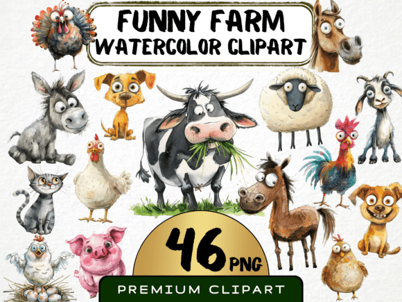 Download Funny Farm Animals Vol.2 - Anima Collection