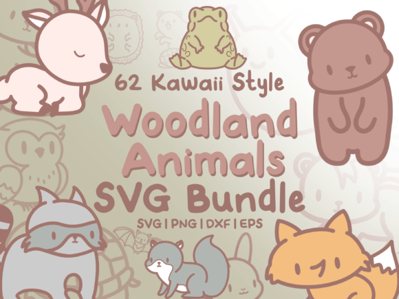 Download Woodland Animals SVG Illustrations - Anima Collection