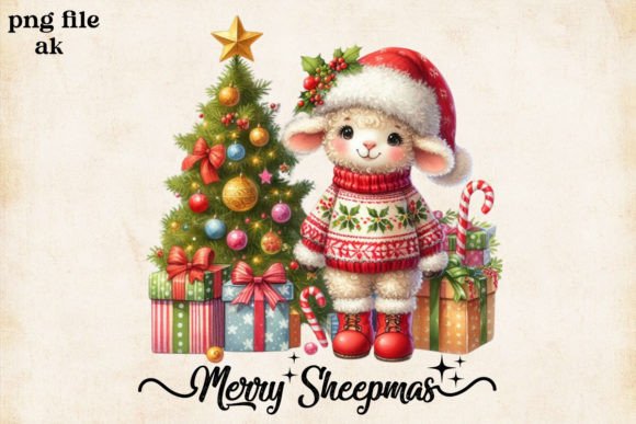 Download Merry Sheepmas,Christmas Animals PNG - Anima Collection