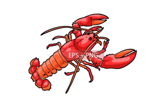 Download Lobster Prawn Sea Animal Illustration - Anima Collection