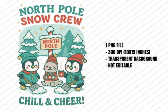 Download North Pole Snow Crew Animals PNG - Anima Collection