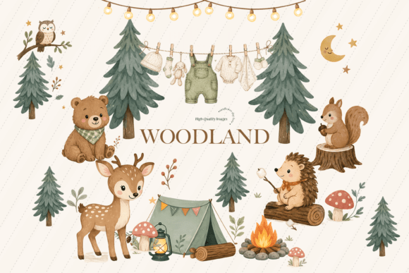 Download Cute Woodland Forest Animal Clipart - Anima Collection