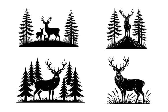 Download Forest Animal Silhouette Bundle - Anima Collection